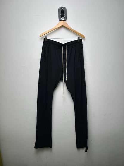 Preowned Rick Owens Black Slim Berlin Sweatpants Sz.Small