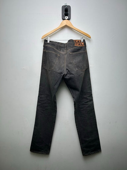 Preowned Kapital Black Washed Jewl Denim Sz.32