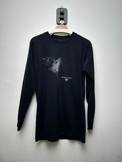2002 Harley Davidson Eagle Long Sleeve Black Sz M