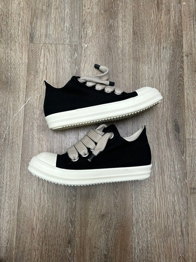 Preowned Rick Owens Jumbo Lace Ramone Low Size 44.5