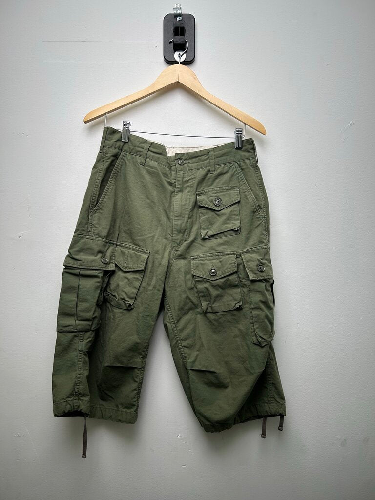 Preowned Engineered garments Olive cargo Shorts Size XS