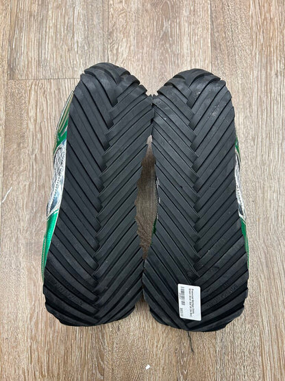 Preowned Bottega Orbits Green Silver Size 46 (No Box)