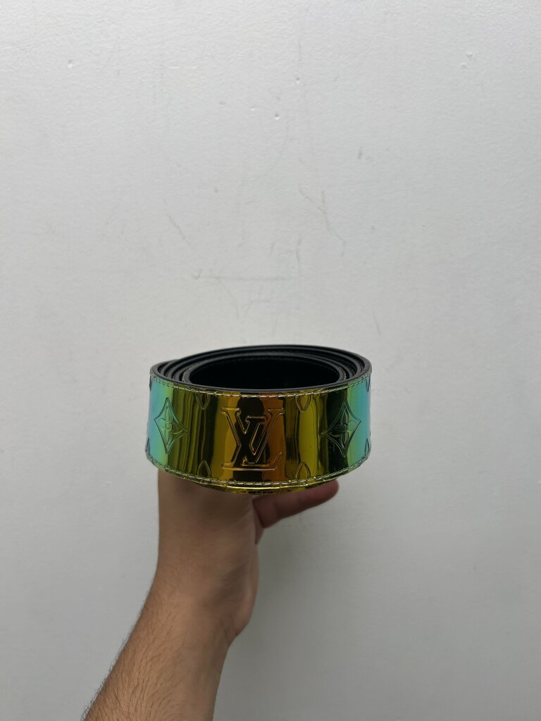Preowned Louis Vuitton Monogram Prism Belt Size 110/44