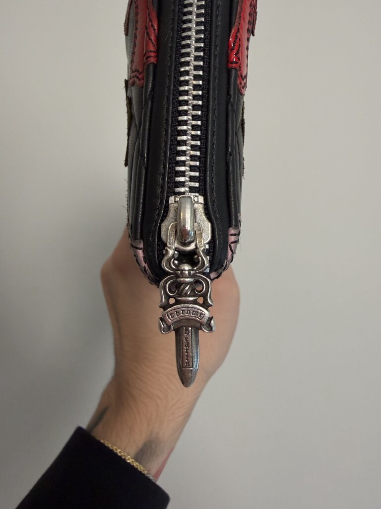 Chrome Heart Multi Color Patch Long Wallet
