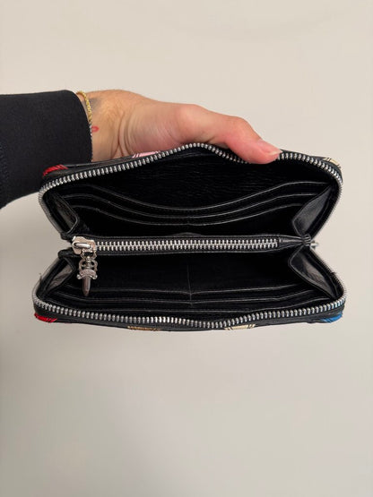 Chrome Heart Multi Color Patch Long Wallet