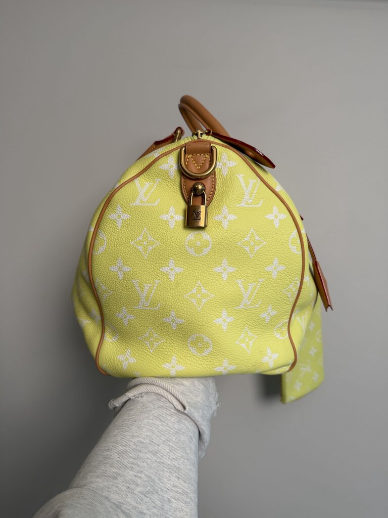 Preowned Louis Vuitton P9 Speedy Lemonade Yellow