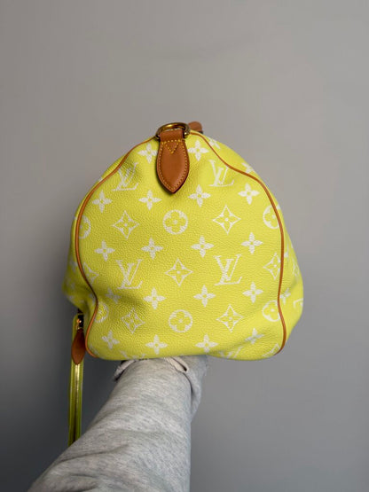 Preowned Louis Vuitton P9 Speedy Lemonade Yellow