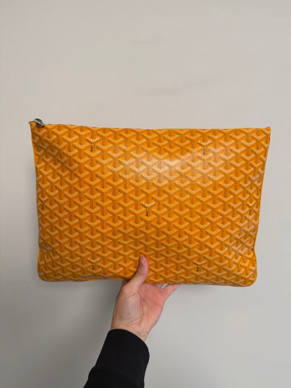 Goyard Senat GM Pouch Yellow
