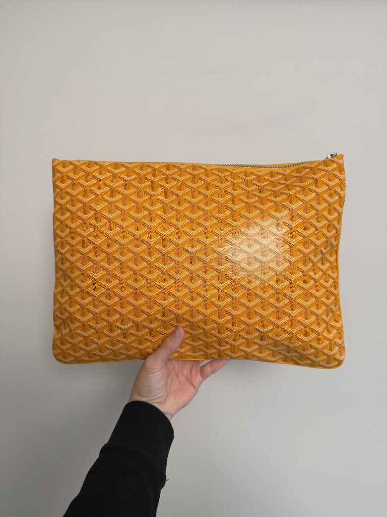 Goyard Senat GM Pouch Yellow