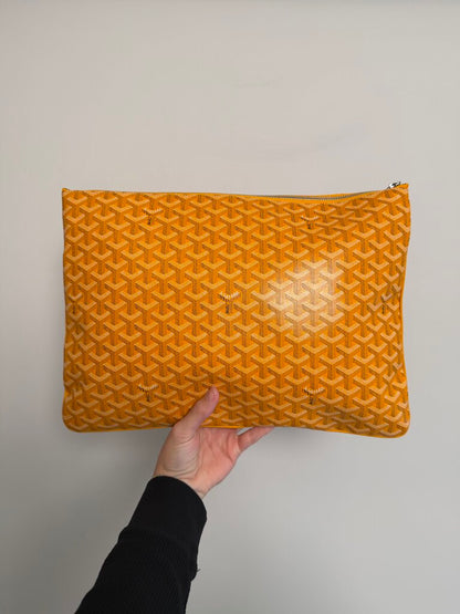 Goyard Senat GM Pouch Yellow