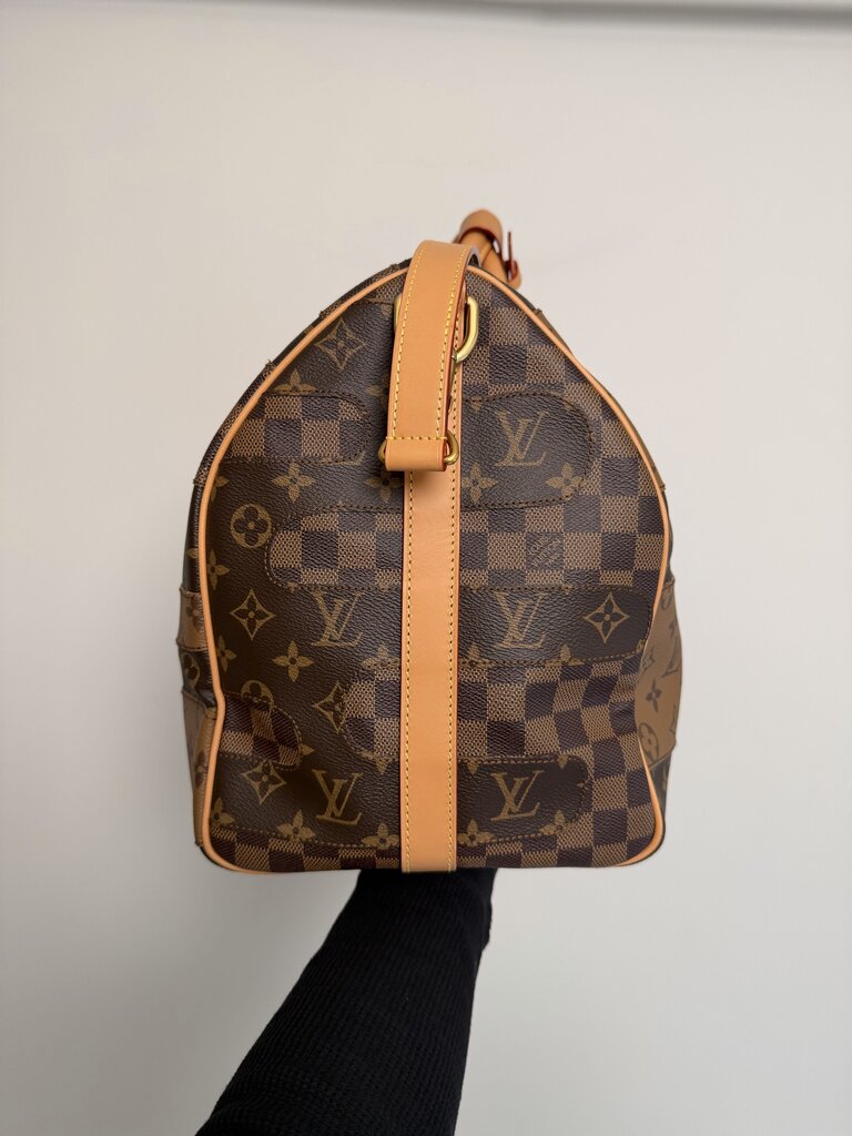 Louis Vuitton Keepall Bandouliere 50 Nigo Brown