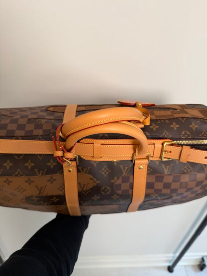 Louis Vuitton Keepall Bandouliere 50 Nigo Brown