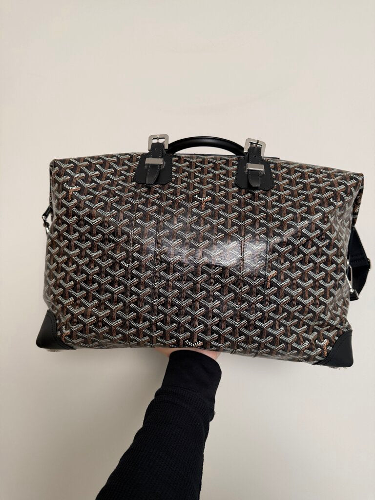 Preowned Goyard Boeing Black size 45