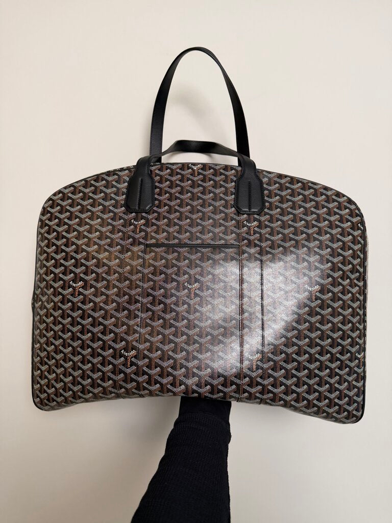 Goyard Row Black Garment Bag