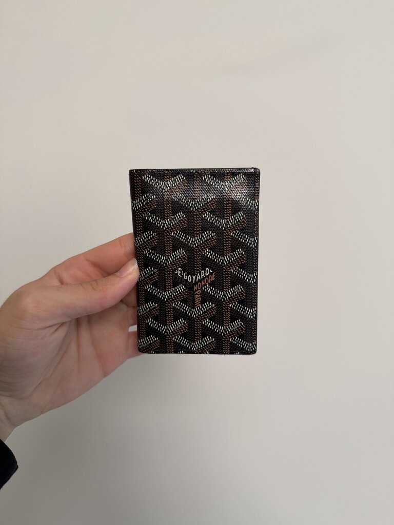 Preowned Goyard Black Bifold Wallet