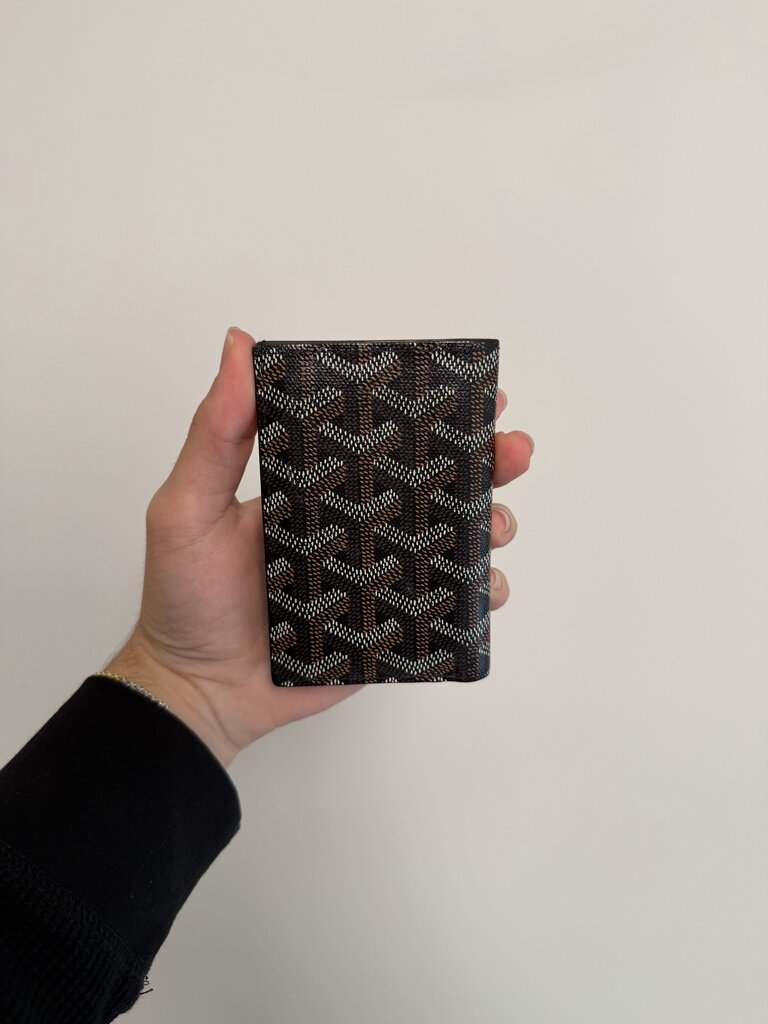 Preowned Goyard Black Bifold Wallet