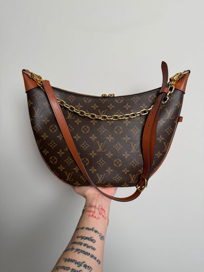 Preowned Louis Vuitton Brown Monogram Hobo Bag