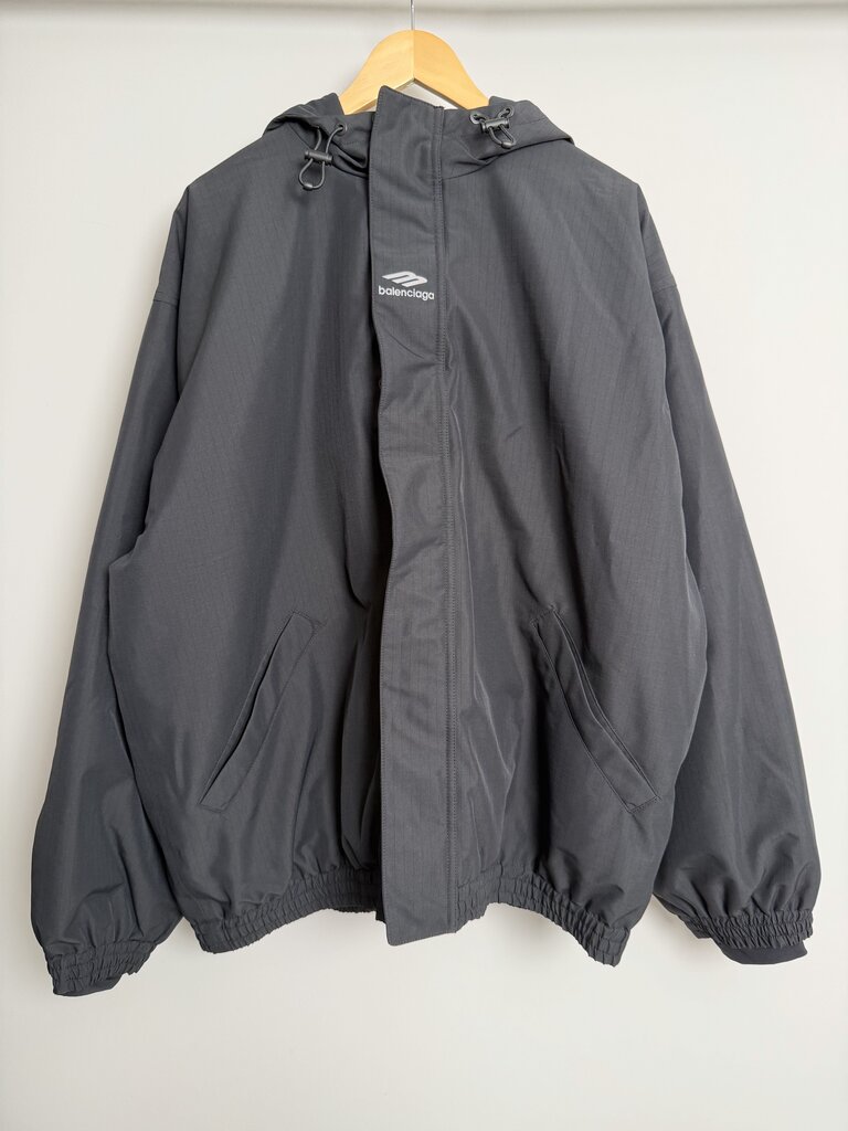 Balenciaga Skiwear Black Heavy Windbreaker size 44(Fits XL/2XL)