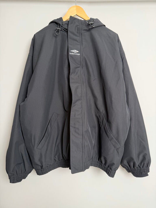 Balenciaga Skiwear Black Heavy Windbreaker size 44(Fits XL/2XL)