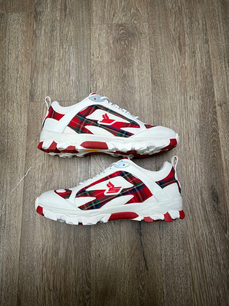New EE Sicko Hiking White Red Sz.9.5