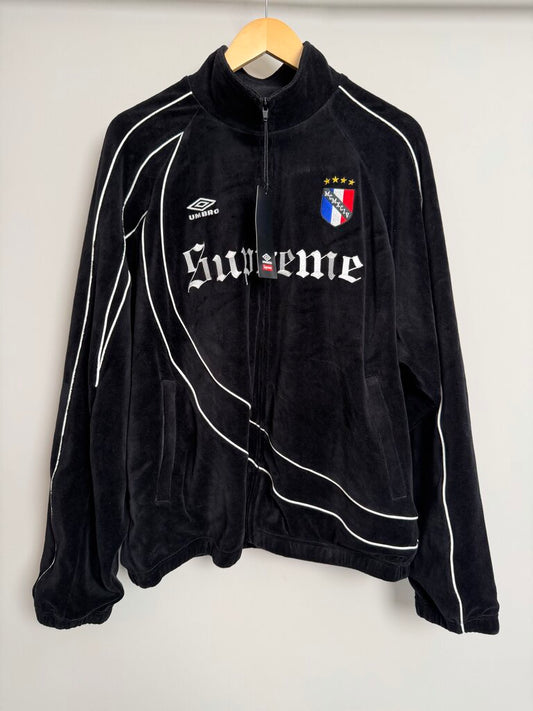 New Supreme x Umbro Velour Tracksuit Top Sz. L