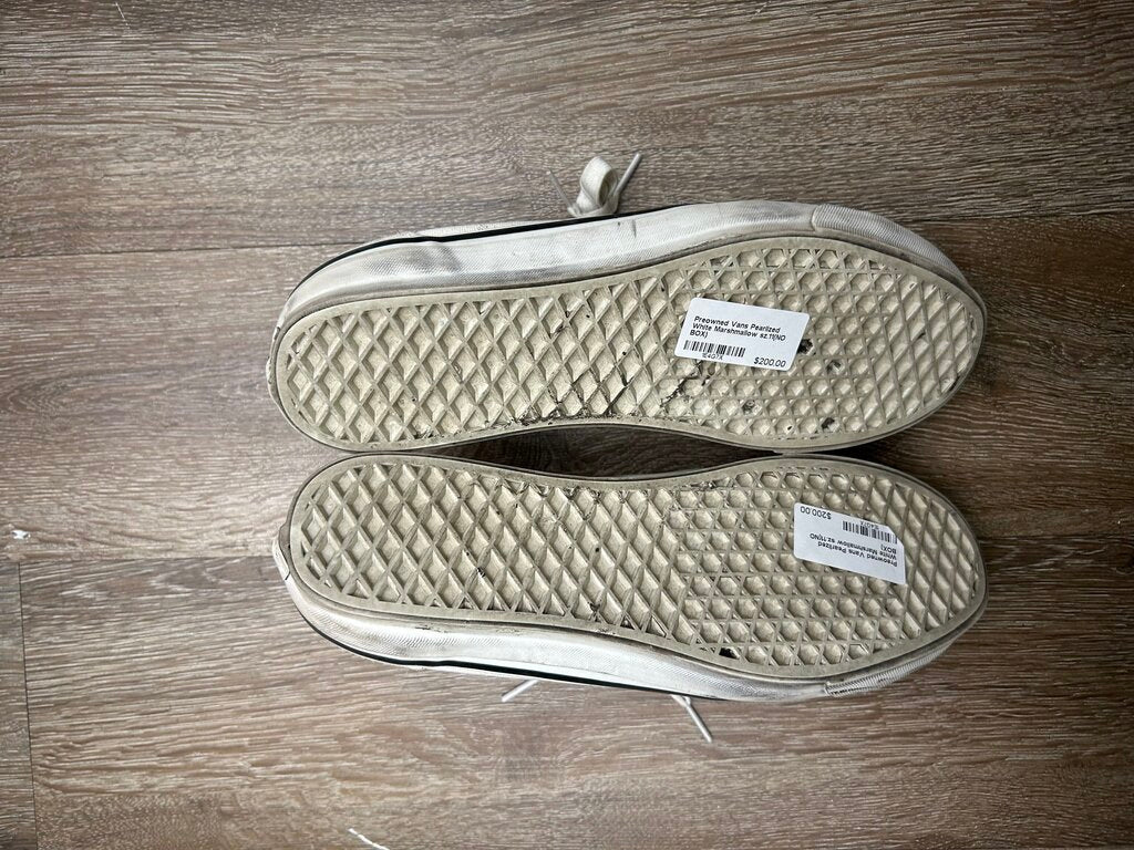 Preowned Vans Pearlized White Marshmallow sz.11(NO BOX)
