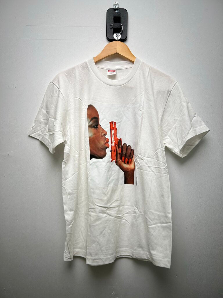 New Supreme Water Gun White Tee Sz. M