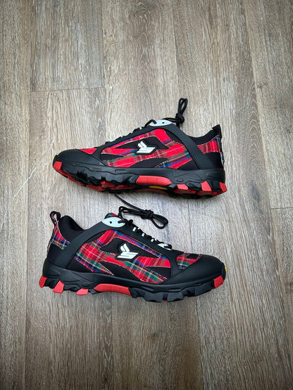 New EE Sicko Hiking Sneaker Black Red Sz.10