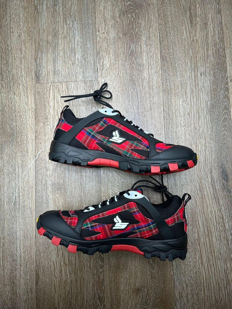 New EE Sicko Hiking Sneaker Black Red Sz.10