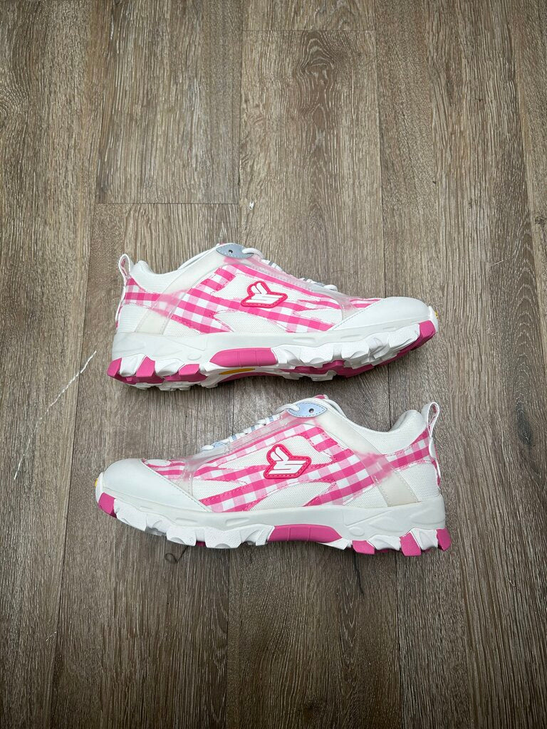 New EE Sicko Hiking Sneaker White Pink Sz.9