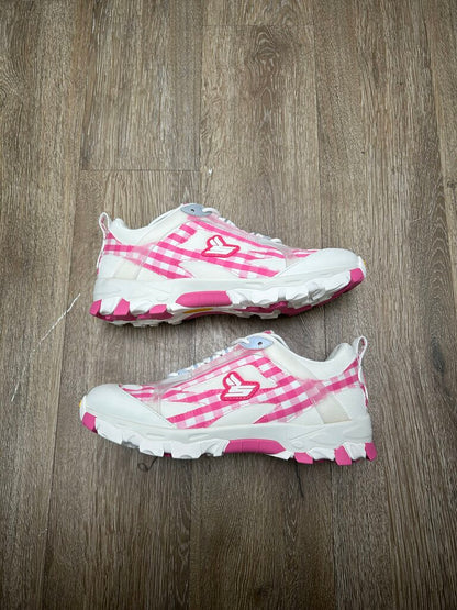 New EE Sicko Hiking Sneaker White Pink Sz.9