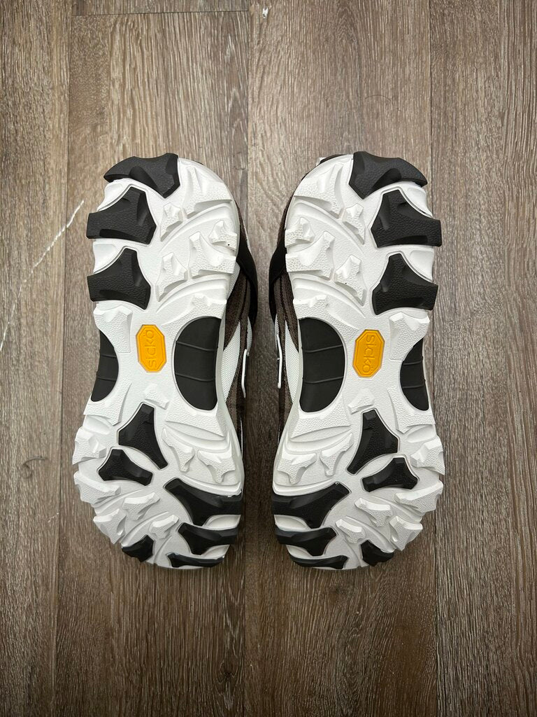 New EE Sicko Hiking Sneaker White Brown Sz.9.5