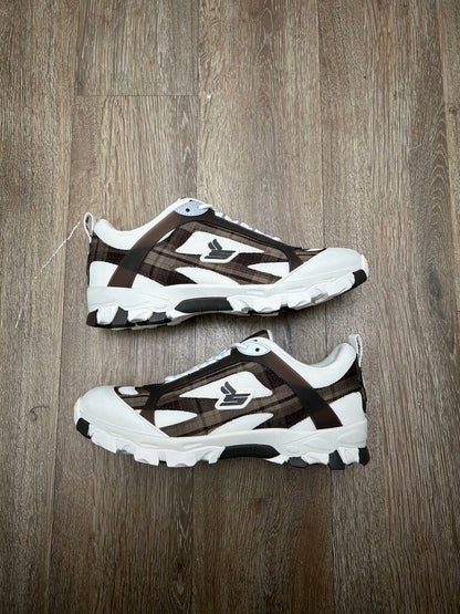 New EE Sicko Hiking Sneaker White Brown Sz.9.5