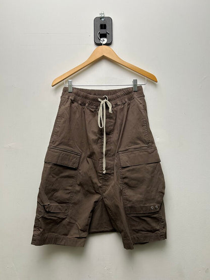 Preowned Rick Owens Strobe FW22 Dust Cargo Pod Shorts sz.36(Small)