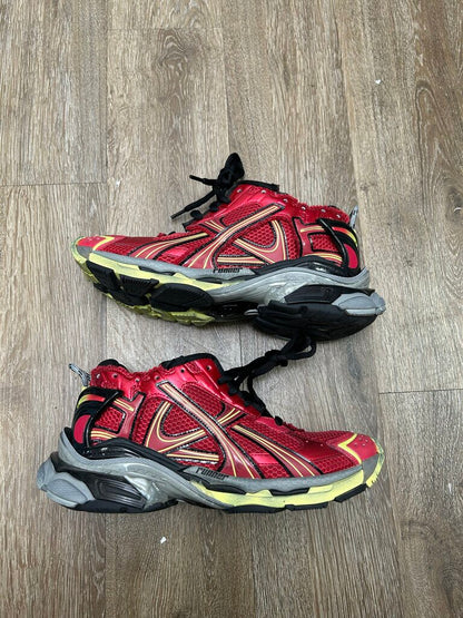 Preowned Balenciaga Red Neon Black Runner sz.43(NO BOX)