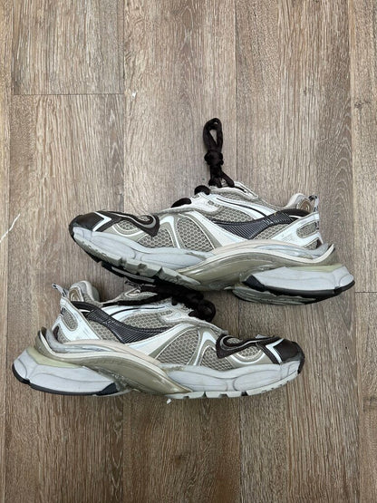 Preowned Balenciaga Brown Grey Distressed Runner 2 sz.43(NO BOX)