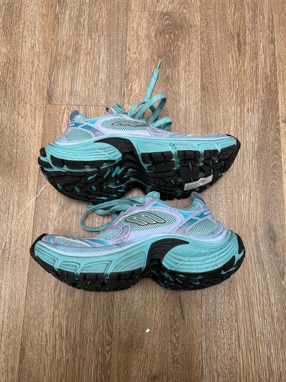 Preowned Balenciaga Blue Purple Teal 6XL Runner sz.42(NO BOX, NO INSOLE)