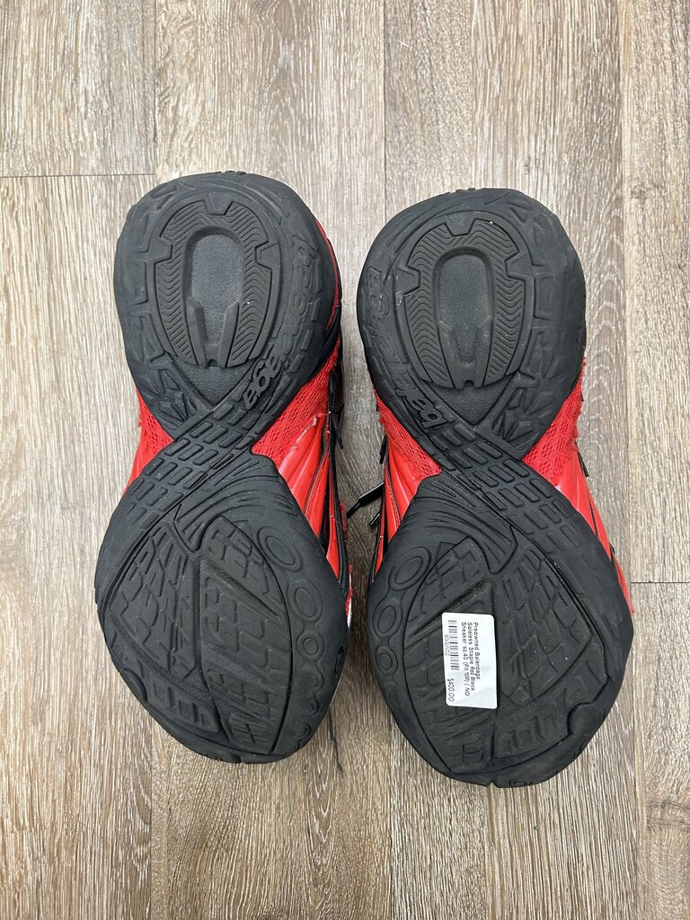 Preowned Balenciaga Soleless Staple Red Black Sneaker sz.40 (Fit 10M) ( NO BOX)
