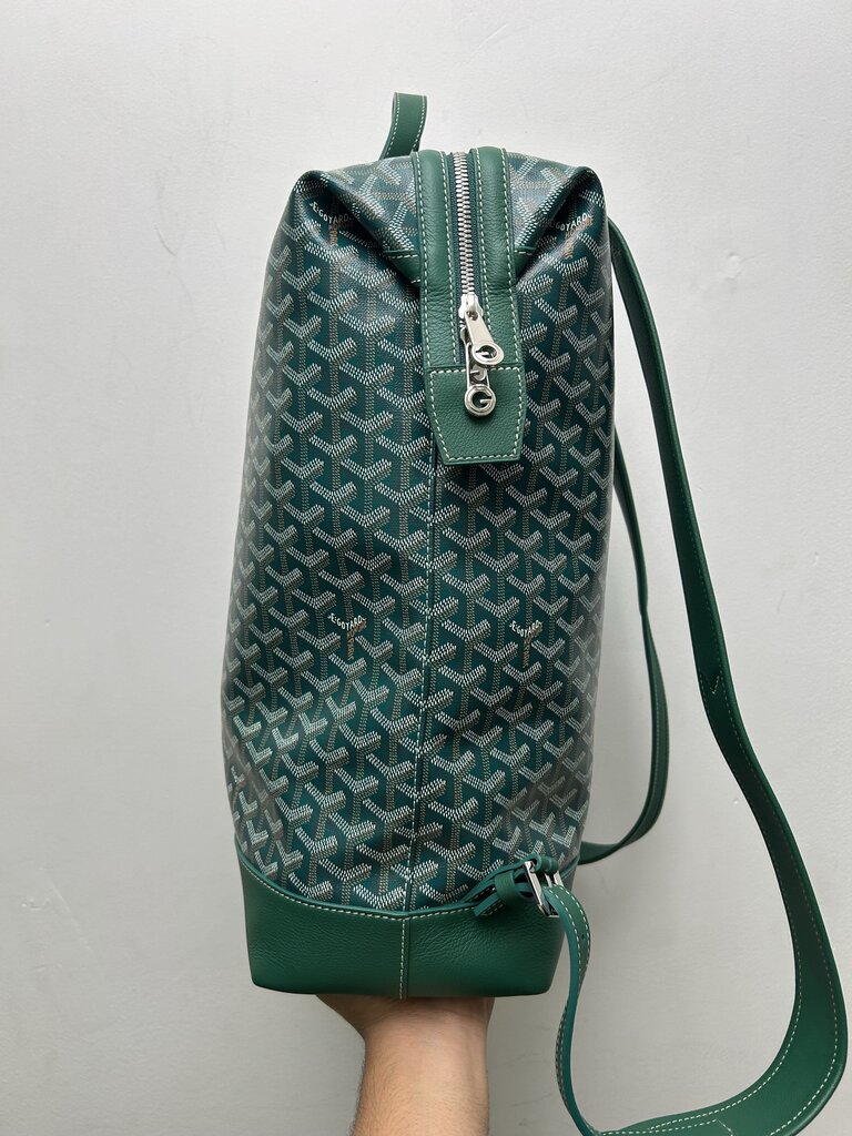 Preowned Goyard Cisalpin Green Bookbag Backpack