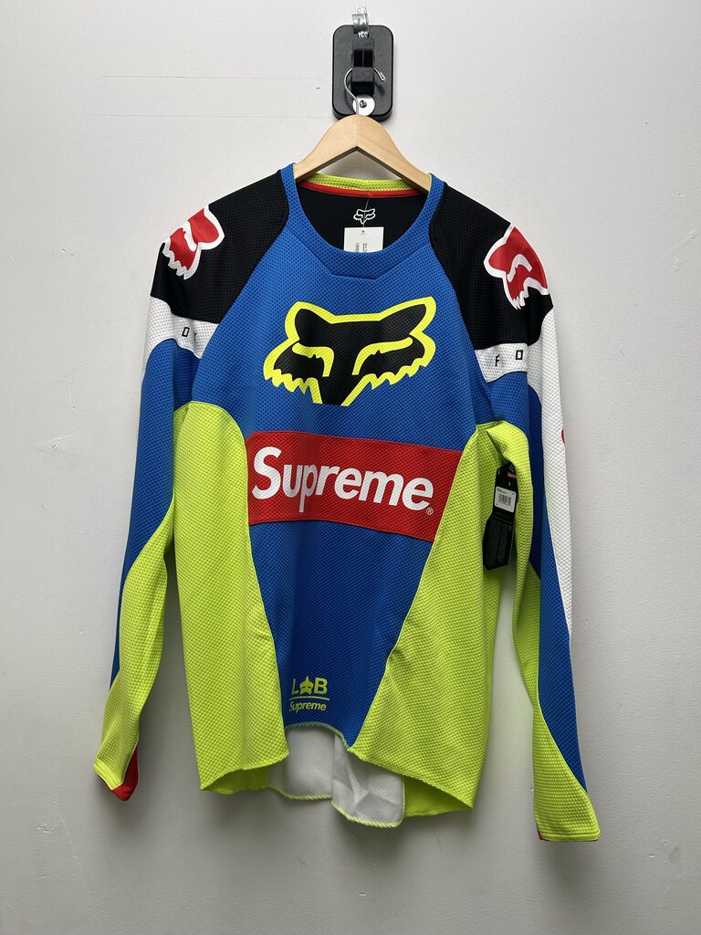 New Supreme Fox Racing Multicolor Moto Jersey sz.L