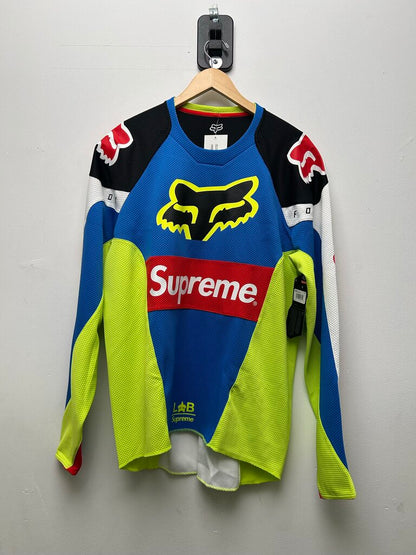 New Supreme Fox Racing Multicolor Moto Jersey sz.L