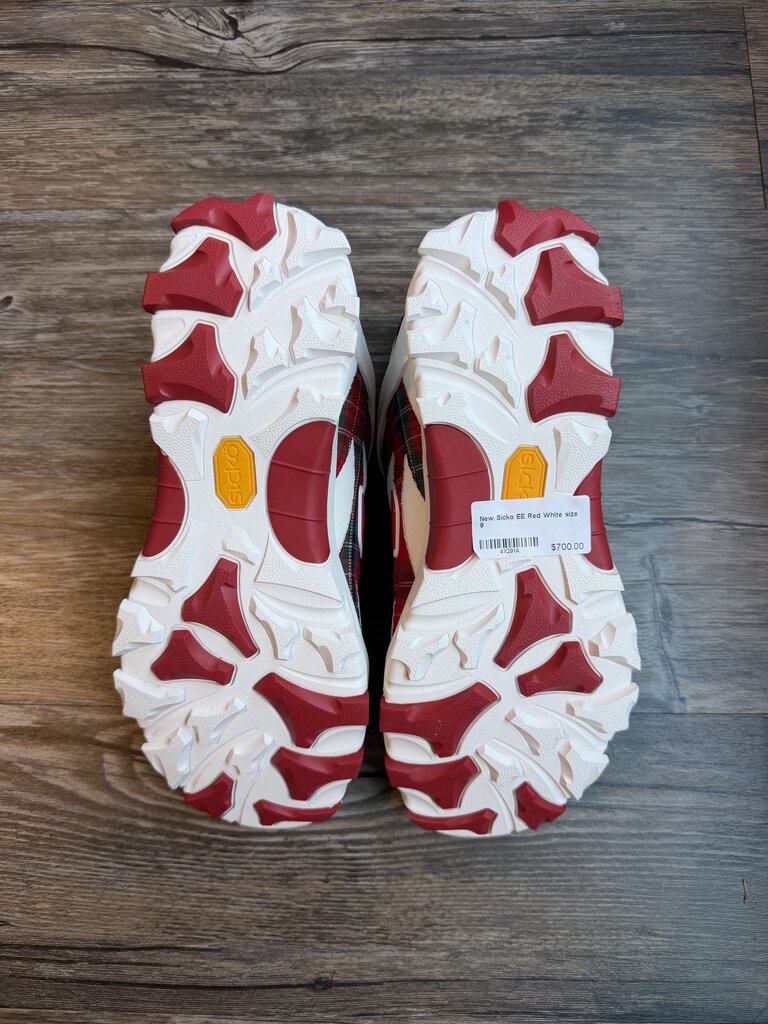 New Sicko EE Red White size 9