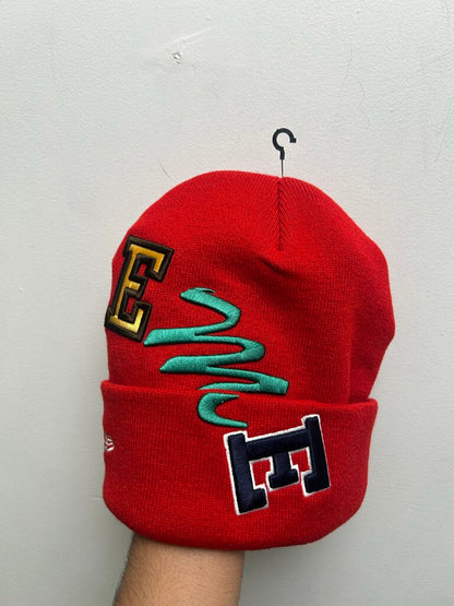 New Supreme Multicolor Arc Logo Red New Era Beanie