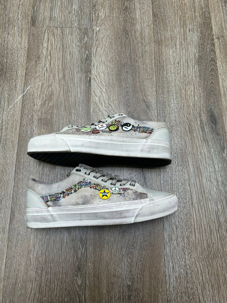 Preowned Vans Souvenir White Sz.8.5