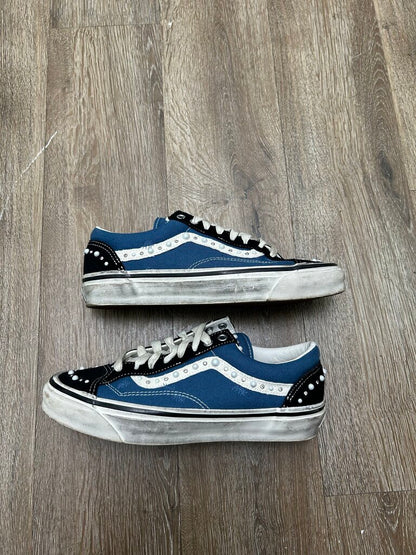 Preowned Vans Pealized Navy White Sz.8.5