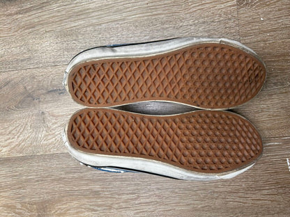 Preowned Vans Pealized Navy White Sz.8.5