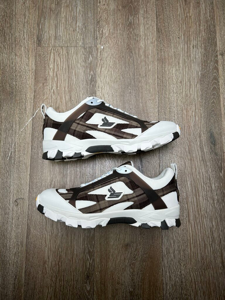 New EE Sicko Hiking White Brown Sz.10