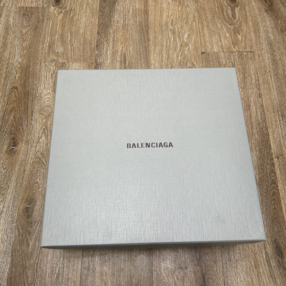 Preowned Balenciaga Canvas Patch Black Strike Boots sz.43