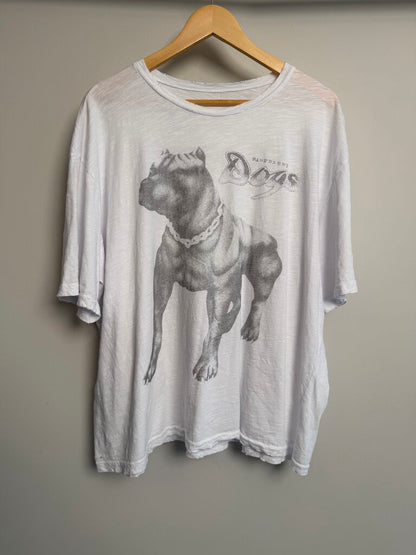 New GV Gallery White Dog Tee size 2XL