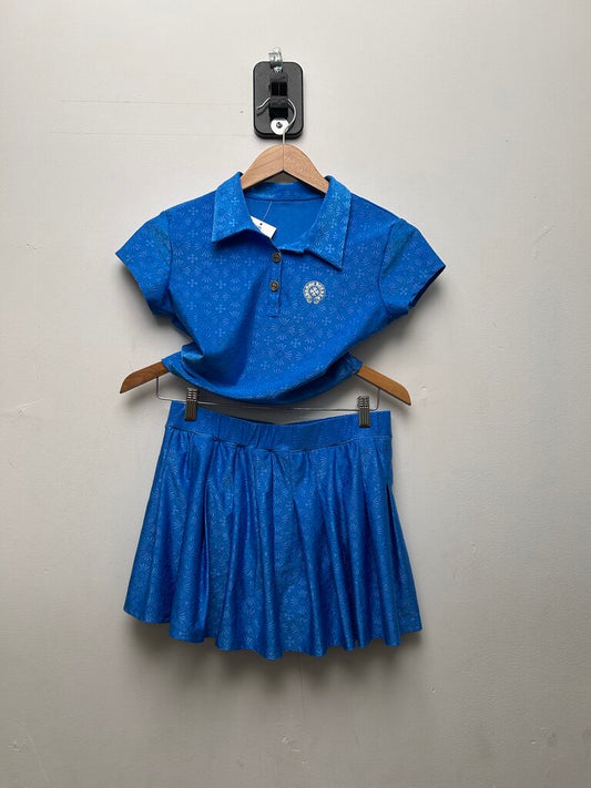 Preowned Chrome Hearts Blue Women's Skirt Set Small/ Medium